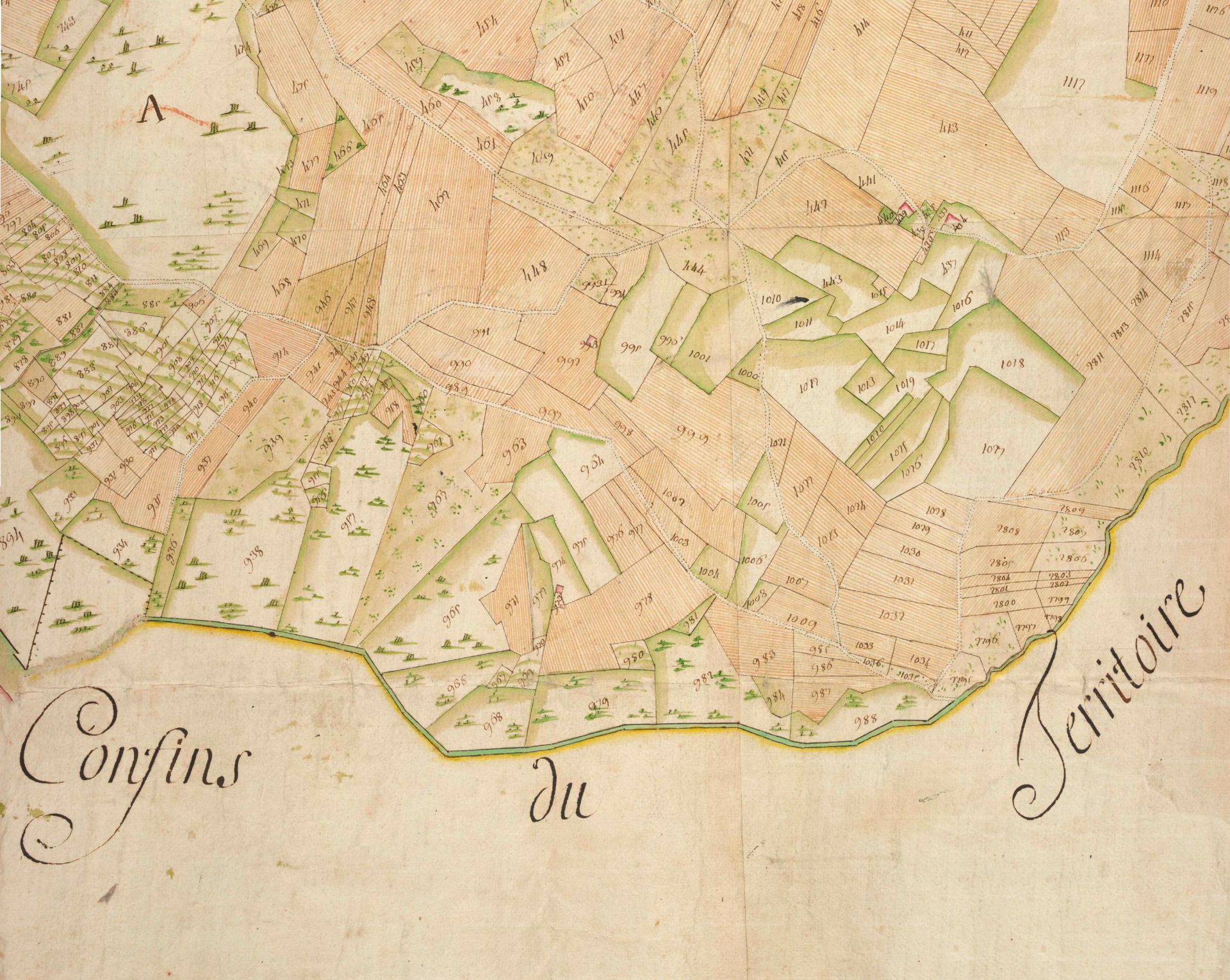 Le cadastre sarde des vignes de Villaz